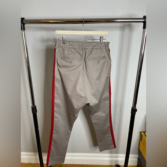EDWA Red Striped Joggers Men's Size 30 (US) / 46 (EU) *NEW* - Picture 2 of 4